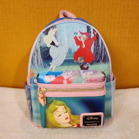 Loungefly Disney Sleeping Beauty Aurora Princess Scene Series Mini Backpack NEW main image 8